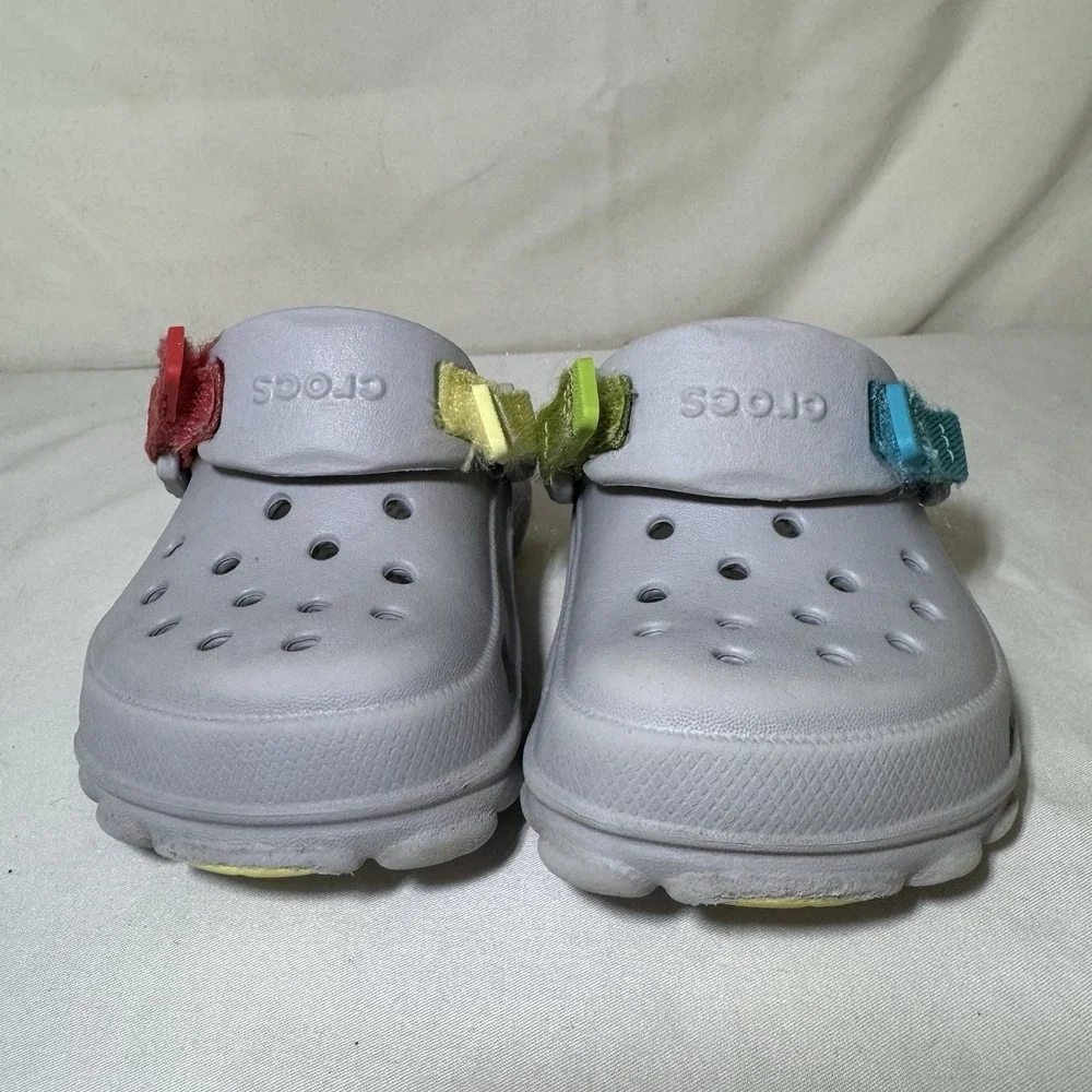Crocs Kids Classic All-Terrain Clog Sandals Baby/toddler Size 5C Gray